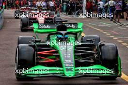 Valtteri Bottas (FIN) Sauber C44 leaves the pits. 24.05.2024. Formula 1 World Championship, Rd 8, Monaco Grand Prix, Monte Carlo, Monaco, Practice Day.