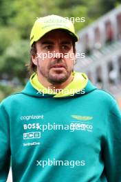 Fernando Alonso (ESP) Aston Martin F1 Team. 24.05.2024. Formula 1 World Championship, Rd 8, Monaco Grand Prix, Monte Carlo, Monaco, Practice Day.