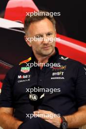 Christian Horner (GBR) Red Bull Racing Team Principal in the FIA Press Conference. 24.05.2024. Formula 1 World Championship, Rd 8, Monaco Grand Prix, Monte Carlo, Monaco, Practice Day.
