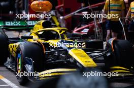 McLaren MCL38 in the pits. 24.05.2024. Formula 1 World Championship, Rd 8, Monaco Grand Prix, Monte Carlo, Monaco, Practice Day.