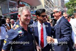 Christian Horner (GBR) Red Bull Racing Team Principal and Mohammed Bin Sulayem (UAE) FIA President on the grid. 26.05.2024. Formula 1 World Championship, Rd 8, Monaco Grand Prix, Monte Carlo, Monaco, Race Day.