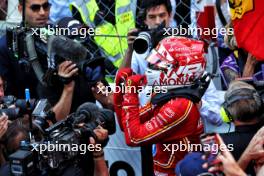 Race winner Charles Leclerc (MON) Ferrari celebrates in parc ferme. 26.05.2024. Formula 1 World Championship, Rd 8, Monaco Grand Prix, Monte Carlo, Monaco, Race Day.