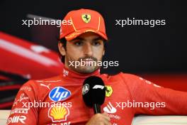 Carlos Sainz Jr (ESP) Ferrari in the post race FIA Press Conference. 26.05.2024. Formula 1 World Championship, Rd 8, Monaco Grand Prix, Monte Carlo, Monaco, Race Day.