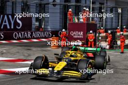 Oscar Piastri (AUS) McLaren MCL38. 26.05.2024. Formula 1 World Championship, Rd 8, Monaco Grand Prix, Monte Carlo, Monaco, Race Day.