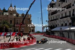Sergio Perez (MEX) Red Bull Racing RB20. 25.05.2024. Formula 1 World Championship, Rd 8, Monaco Grand Prix, Monte Carlo, Monaco, Qualifying Day.