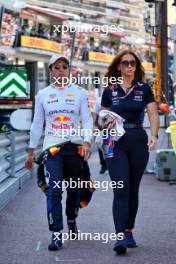 Sergio Perez (MEX) Red Bull Racing. 25.05.2024. Formula 1 World Championship, Rd 8, Monaco Grand Prix, Monte Carlo, Monaco, Qualifying Day.