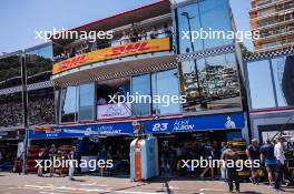 Williams Racing pit garages. 25.05.2024. Formula 1 World Championship, Rd 8, Monaco Grand Prix, Monte Carlo, Monaco, Qualifying Day.