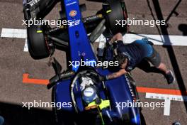 Alexander Albon (THA) Williams Racing FW46 in the pits. 25.05.2024. Formula 1 World Championship, Rd 8, Monaco Grand Prix, Monte Carlo, Monaco, Qualifying Day.
