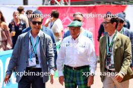 (L to R): Jean-Frederic Dufour, Rolex CEO with Jackie Stewart (GBR). 26.05.2024. Formula 1 World Championship, Rd 8, Monaco Grand Prix, Monte Carlo, Monaco, Race Day.
