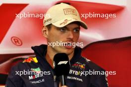 Max Verstappen (NLD) Red Bull Racing in the FIA Press Conference. 23.05.2024. Formula 1 World Championship, Rd 8, Monaco Grand Prix, Monte Carlo, Monaco, Preparation Day.