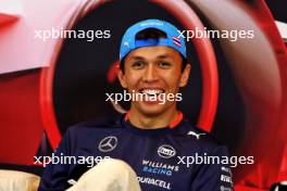 Alexander Albon (THA) Williams Racing in the FIA Press Conference. 23.05.2024. Formula 1 World Championship, Rd 8, Monaco Grand Prix, Monte Carlo, Monaco, Preparation Day.