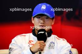 Yuki Tsunoda (JPN) RB in the FIA Press Conference. 23.05.2024. Formula 1 World Championship, Rd 8, Monaco Grand Prix, Monte Carlo, Monaco, Preparation Day.
