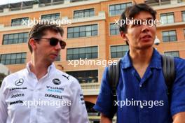 (L to R): James Vowles (GBR) Williams Racing Team Principal with Alexander Albon (THA) Williams Racing. 23.05.2024. Formula 1 World Championship, Rd 8, Monaco Grand Prix, Monte Carlo, Monaco, Preparation Day.
