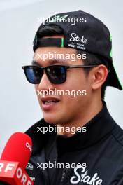 Zhou Guanyu (CHN) Sauber. 23.05.2024. Formula 1 World Championship, Rd 8, Monaco Grand Prix, Monte Carlo, Monaco, Preparation Day.