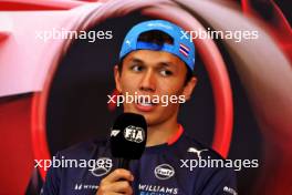 Alexander Albon (THA) Williams Racing in the FIA Press Conference. 23.05.2024. Formula 1 World Championship, Rd 8, Monaco Grand Prix, Monte Carlo, Monaco, Preparation Day.