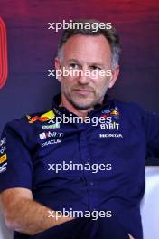 Christian Horner (GBR) Red Bull Racing Team Principal in the FIA Press Conference. 25.10.2024. Formula 1 World Championship, Rd 20, Mexican Grand Prix, Mexico City, Mexico, Practice Day.