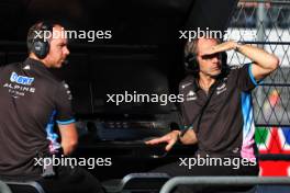 (L to R): Karel Loos (BEL) Alpine F1 Team Deputy Head of Trackside Engineering and Ciaron Pilbeam (GBR) Alpine F1 Team Head of Trackside Engineering. 25.10.2024. Formula 1 World Championship, Rd 20, Mexican Grand Prix, Mexico City, Mexico, Practice Day.