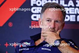 Christian Horner (GBR) Red Bull Racing Team Principal in the FIA Press Conference. 25.10.2024. Formula 1 World Championship, Rd 20, Mexican Grand Prix, Mexico City, Mexico, Practice Day.