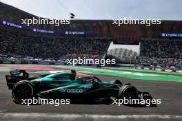 Felipe Drugovich (BRA) Aston Martin F1 Team AMR24, Reserve and Development Programme Driver. 25.10.2024. Formula 1 World Championship, Rd 20, Mexican Grand Prix, Mexico City, Mexico, Practice Day.