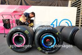 Alpine F1 Team - Pirelli tyres. 25.10.2024. Formula 1 World Championship, Rd 20, Mexican Grand Prix, Mexico City, Mexico, Practice Day.