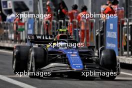 Franco Colapinto (ARG) Williams Racing FW46 leaves the pits. 25.10.2024. Formula 1 World Championship, Rd 20, Mexican Grand Prix, Mexico City, Mexico, Practice Day.