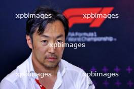 Ayao Komatsu (JPN) Haas F1 Team Principal in the FIA Press Conference. 25.10.2024. Formula 1 World Championship, Rd 20, Mexican Grand Prix, Mexico City, Mexico, Practice Day.