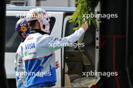 Liam Lawson (NZL) RB and Yuki Tsunoda (JPN) RB. 25.10.2024. Formula 1 World Championship, Rd 20, Mexican Grand Prix, Mexico City, Mexico, Practice Day.