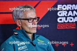 Mike Krack (LUX) Aston Martin F1 Team, Team Principal in the FIA Press Conference. 25.10.2024. Formula 1 World Championship, Rd 20, Mexican Grand Prix, Mexico City, Mexico, Practice Day.