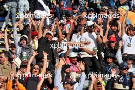 Circuit atmosphere - fans in the grandstand. 25.10.2024. Formula 1 World Championship, Rd 20, Mexican Grand Prix, Mexico City, Mexico, Practice Day.