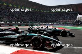 Andrea Kimi Antonelli (ITA) Mercedes AMG F1 W15 Junior Driver and George Russell (GBR) Mercedes AMG F1 W15. 25.10.2024. Formula 1 World Championship, Rd 20, Mexican Grand Prix, Mexico City, Mexico, Practice Day.