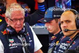 (L to R): Dr Helmut Marko (AUT) Red Bull Motorsport Consultant with Max Verstappen (NLD) Red Bull Racing. 25.10.2024. Formula 1 World Championship, Rd 20, Mexican Grand Prix, Mexico City, Mexico, Practice Day.