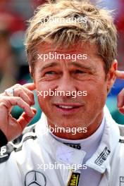 Brad Pitt (USA) Actor - APEX F1 on the grid. 27.10.2024. Formula 1 World Championship, Rd 20, Mexican Grand Prix, Mexico City, Mexico, Race Day.