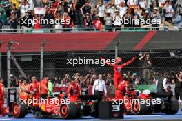 Race winner Carlos Sainz Jr (ESP) Ferrari SF-24 celebrates in parc ferme. 27.10.2024. Formula 1 World Championship, Rd 20, Mexican Grand Prix, Mexico City, Mexico, Race Day.