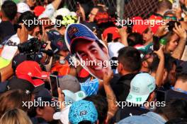 Circuit atmosphere - fans at the podium. 27.10.2024. Formula 1 World Championship, Rd 20, Mexican Grand Prix, Mexico City, Mexico, Race Day.