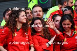 Ferrari celebrates a 1-3 finish. 27.10.2024. Formula 1 World Championship, Rd 20, Mexican Grand Prix, Mexico City, Mexico, Race Day.