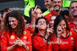 Ferrari celebrates a 1-3 finish. 27.10.2024. Formula 1 World Championship, Rd 20, Mexican Grand Prix, Mexico City, Mexico, Race Day.