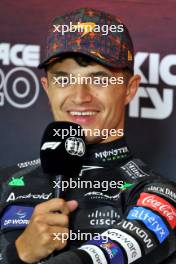 Lando Norris (GBR) McLaren in the post race FIA Press Conference. 27.10.2024. Formula 1 World Championship, Rd 20, Mexican Grand Prix, Mexico City, Mexico, Race Day.