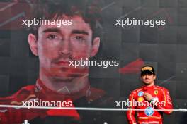 Third placed Charles Leclerc (MON) Ferrari on the podium. 27.10.2024. Formula 1 World Championship, Rd 20, Mexican Grand Prix, Mexico City, Mexico, Race Day.