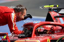  Race winner Carlos Sainz Jr (ESP) Ferrari celebrates in parc ferme. 27.10.2024. Formula 1 World Championship, Rd 20, Mexican Grand Prix, Mexico City, Mexico, Race Day.