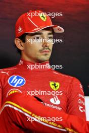 Charles Leclerc (MON) Ferrari in the post race FIA Press Conference. 27.10.2024. Formula 1 World Championship, Rd 20, Mexican Grand Prix, Mexico City, Mexico, Race Day.