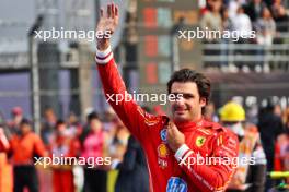 Race winner Carlos Sainz Jr (ESP) Ferrari celebrates in parc ferme. 27.10.2024. Formula 1 World Championship, Rd 20, Mexican Grand Prix, Mexico City, Mexico, Race Day.