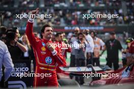 Race winner Carlos Sainz Jr (ESP) Ferrari celebrates in parc ferme. 27.10.2024. Formula 1 World Championship, Rd 20, Mexican Grand Prix, Mexico City, Mexico, Race Day.