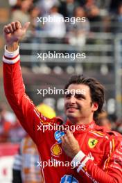 Race winner Carlos Sainz Jr (ESP) Ferrari celebrates in parc ferme. 27.10.2024. Formula 1 World Championship, Rd 20, Mexican Grand Prix, Mexico City, Mexico, Race Day.