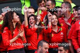 Ferrari celebrates a 1-3 finish. 27.10.2024. Formula 1 World Championship, Rd 20, Mexican Grand Prix, Mexico City, Mexico, Race Day.