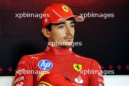 Charles Leclerc (MON) Ferrari in the post race FIA Press Conference. 27.10.2024. Formula 1 World Championship, Rd 20, Mexican Grand Prix, Mexico City, Mexico, Race Day.