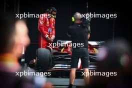 Carlos Sainz Jr (ESP), Scuderia Ferrari  27.10.2024. Formula 1 World Championship, Rd 20, Mexican Grand Prix, Mexico City, Mexico, Race Day.