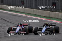 Liam Lawson (NZL) RB VCARB 01 and Franco Colapinto (ARG) Williams Racing FW46 battle for position. 27.10.2024. Formula 1 World Championship, Rd 20, Mexican Grand Prix, Mexico City, Mexico, Race Day.