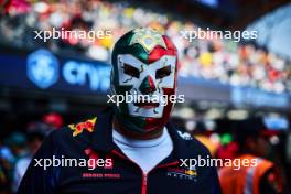 Circuit atmosphere - Sergio Perez (MEX) Red Bull Racing fan. 26.10.2024. Formula 1 World Championship, Rd 20, Mexican Grand Prix, Mexico City, Mexico, Qualifying Day.