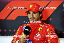 Carlos Sainz Jr (ESP) Ferrari in the post qualifying FIA Press Conference. 26.10.2024. Formula 1 World Championship, Rd 20, Mexican Grand Prix, Mexico City, Mexico, Qualifying Day.