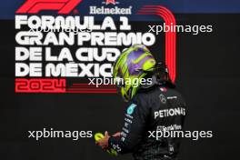 Lewis Hamilton (GBR) Mercedes AMG F1 in qualifying parc ferme. 26.10.2024. Formula 1 World Championship, Rd 20, Mexican Grand Prix, Mexico City, Mexico, Qualifying Day.